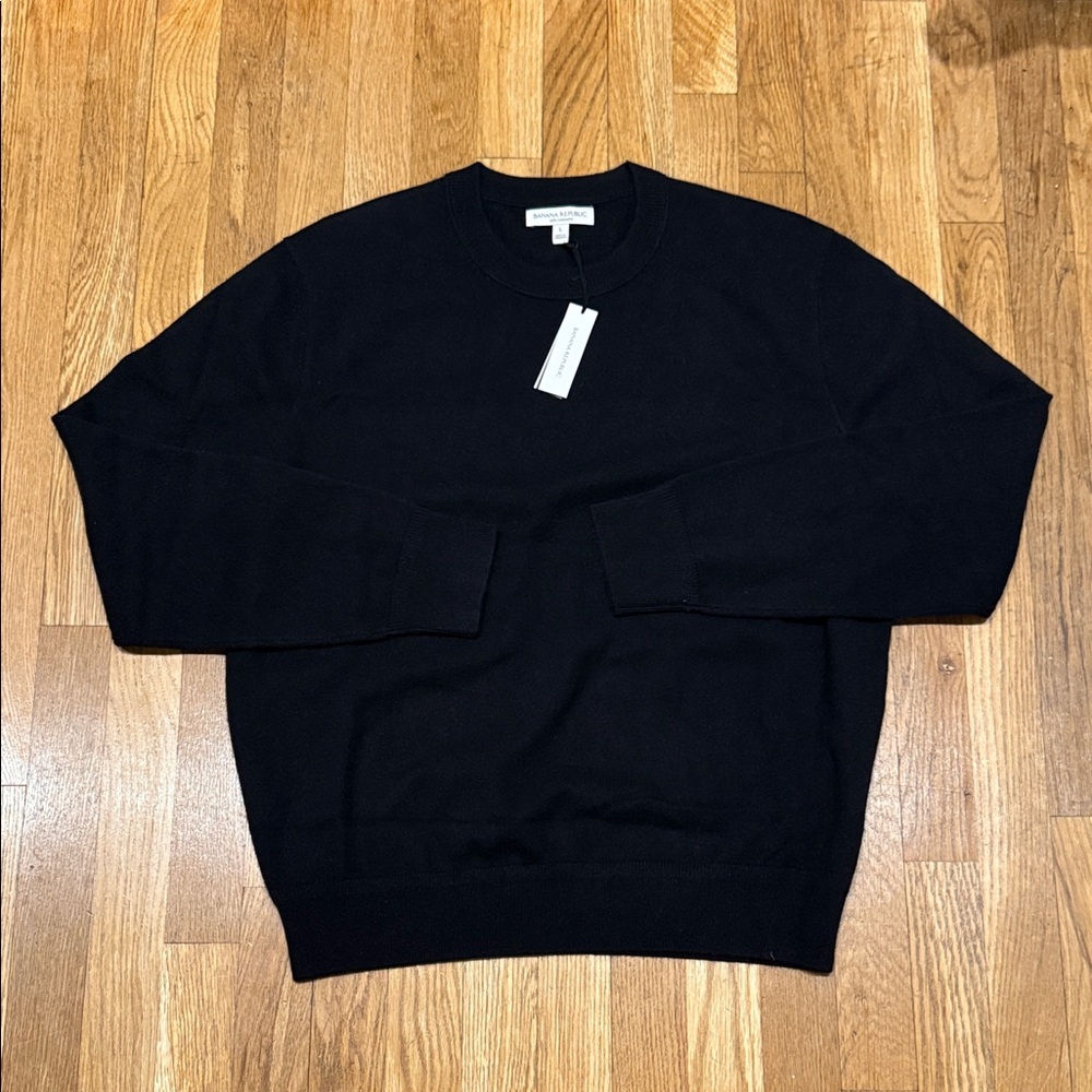 New Mens Cashmere Banana Republic Sweater